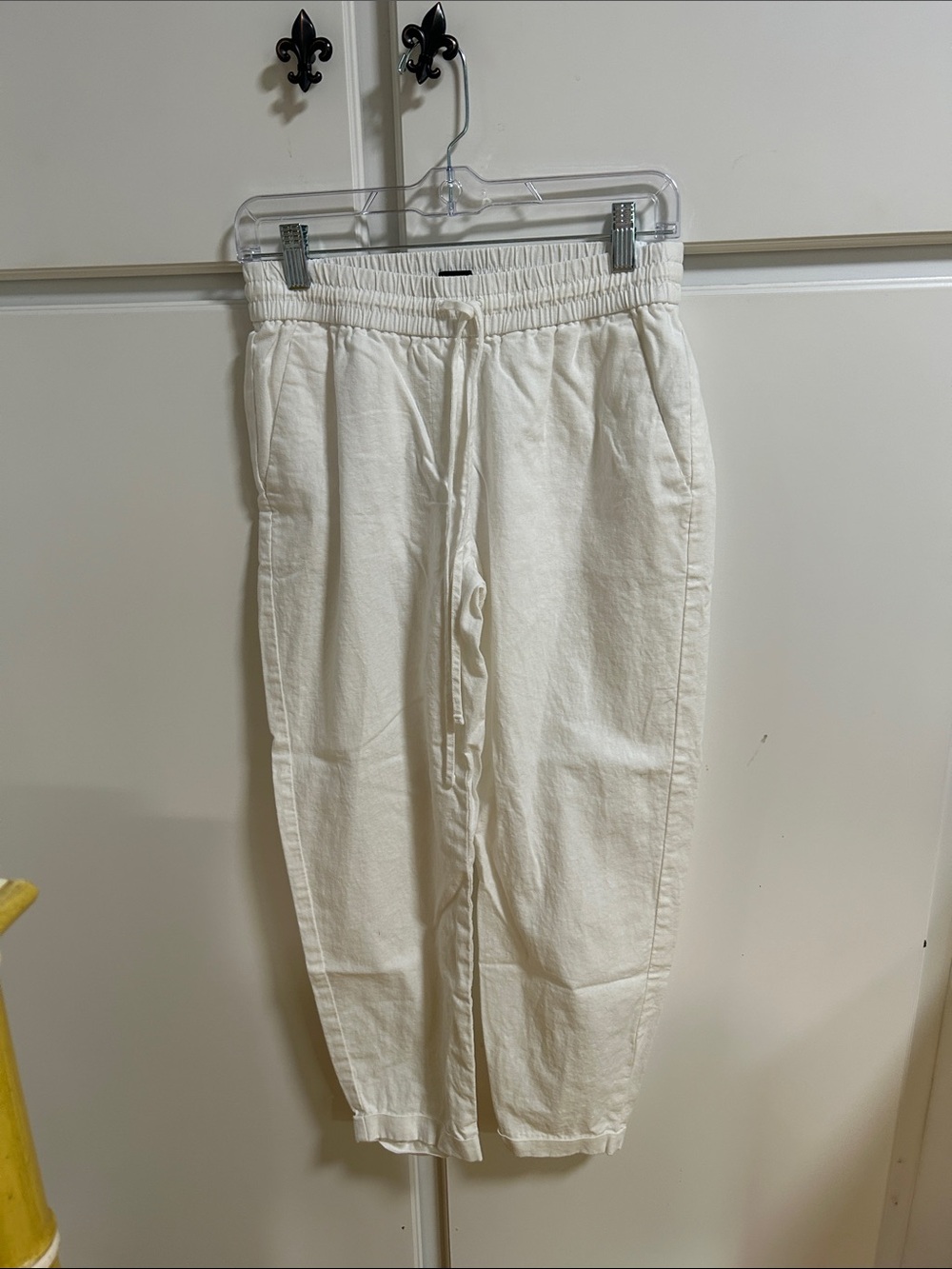 J. Crew Factory Cream Drawstring Jogger Pants